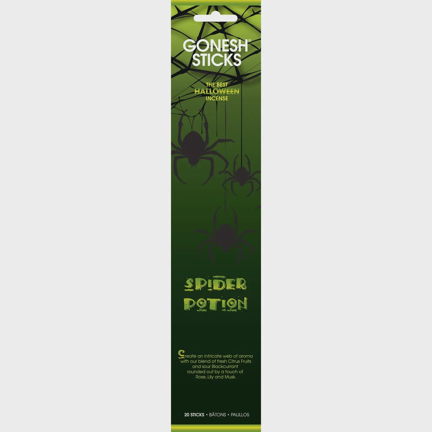 Incense Sticks: Gonesh Holiday Traditions: Spider Potion
