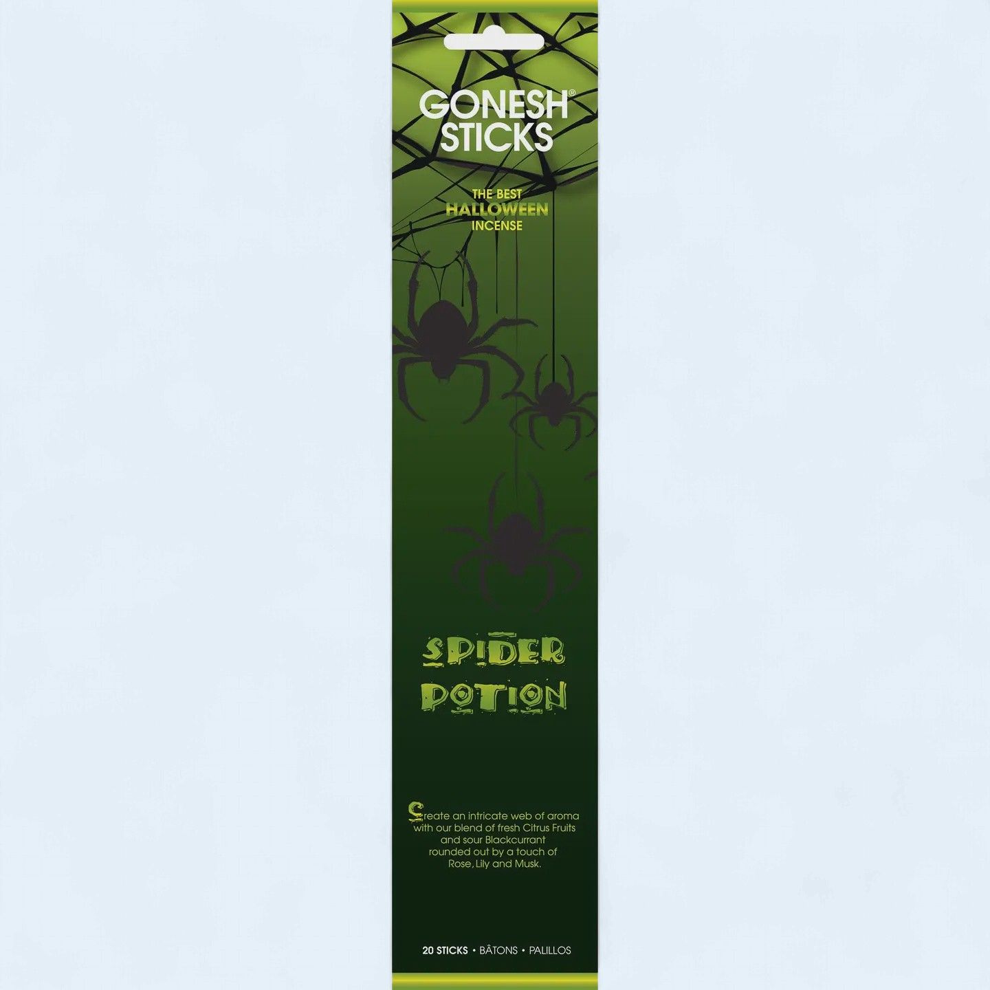 Incense Sticks: Gonesh Holiday Traditions: Spider Potion