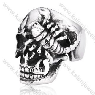 Scorpion Skull Ring