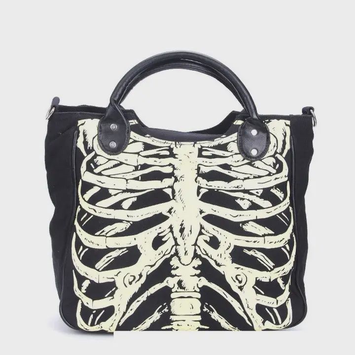 The Ribcage Shoulder Bag Glow n Dark