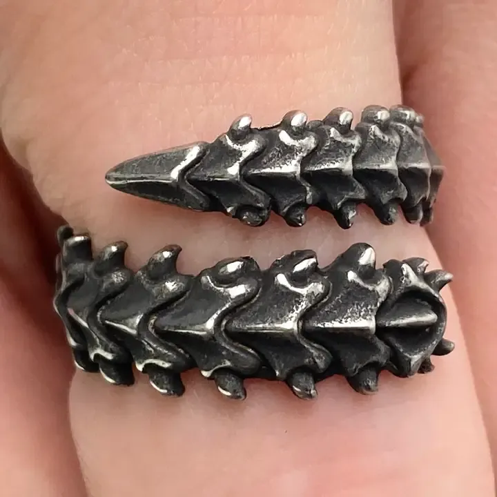 Blackening Dragon Bone Ring
