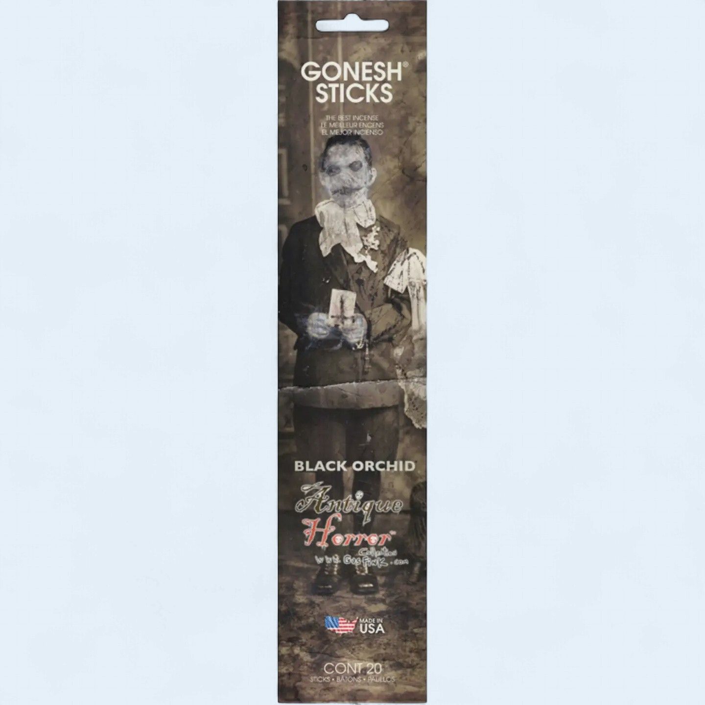 Incense Sticks: Gonesh Antique Horror: Black Orchid