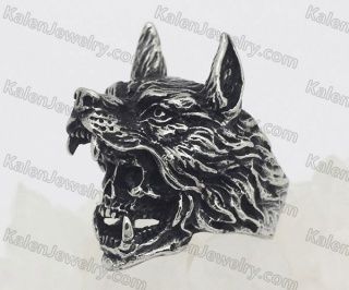 Wolf Skull Ring
