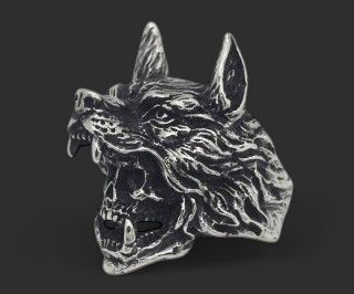 Wolf Skull Ring
