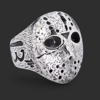 Friday The 13th 316L Stainless Steel Jason Mask Ring