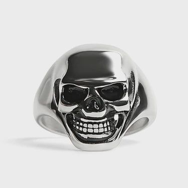 Stainless Steel Women's Skull Ring