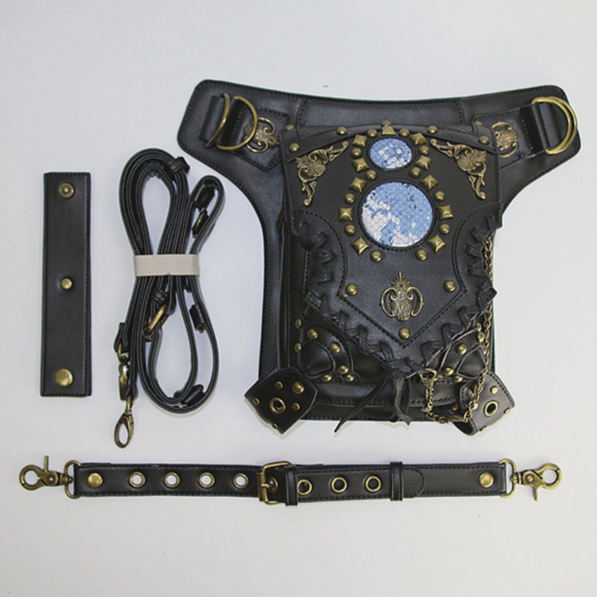 Steampunk One-Shoulder Diagonal Bag