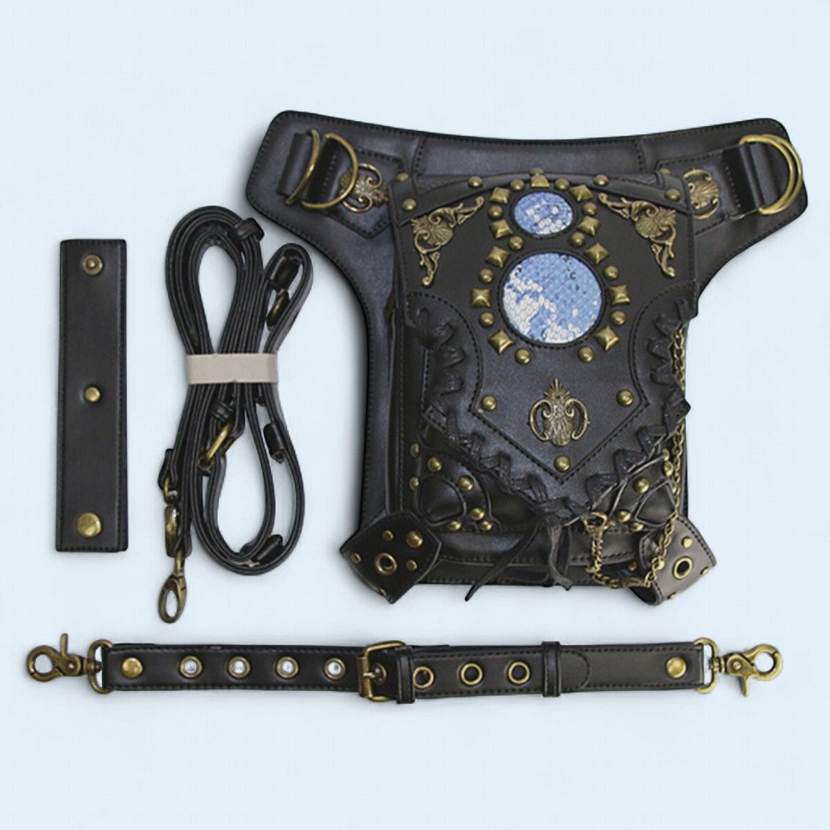 Steampunk One-Shoulder Diagonal Bag
