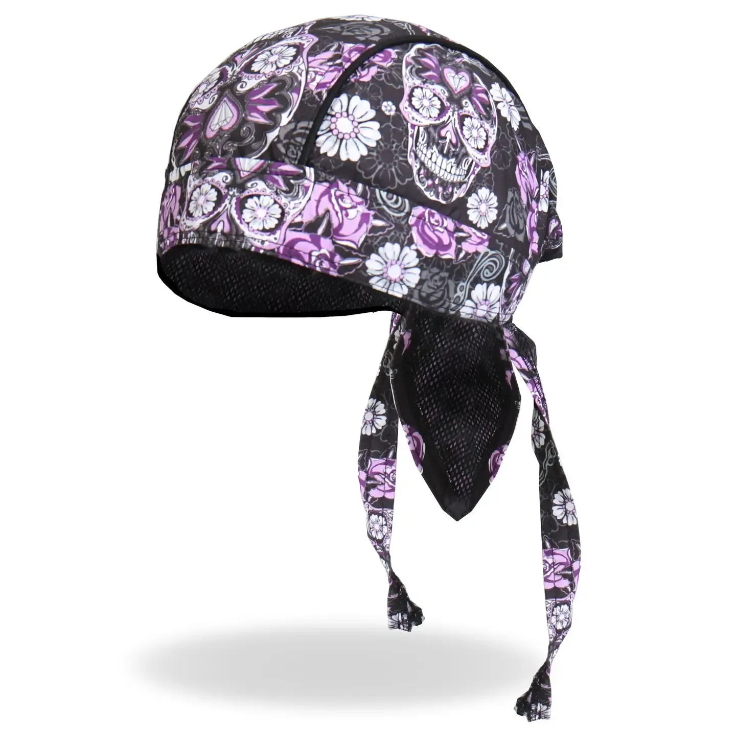 Hot Leathers Sugar Skull Lightweight Headwrap