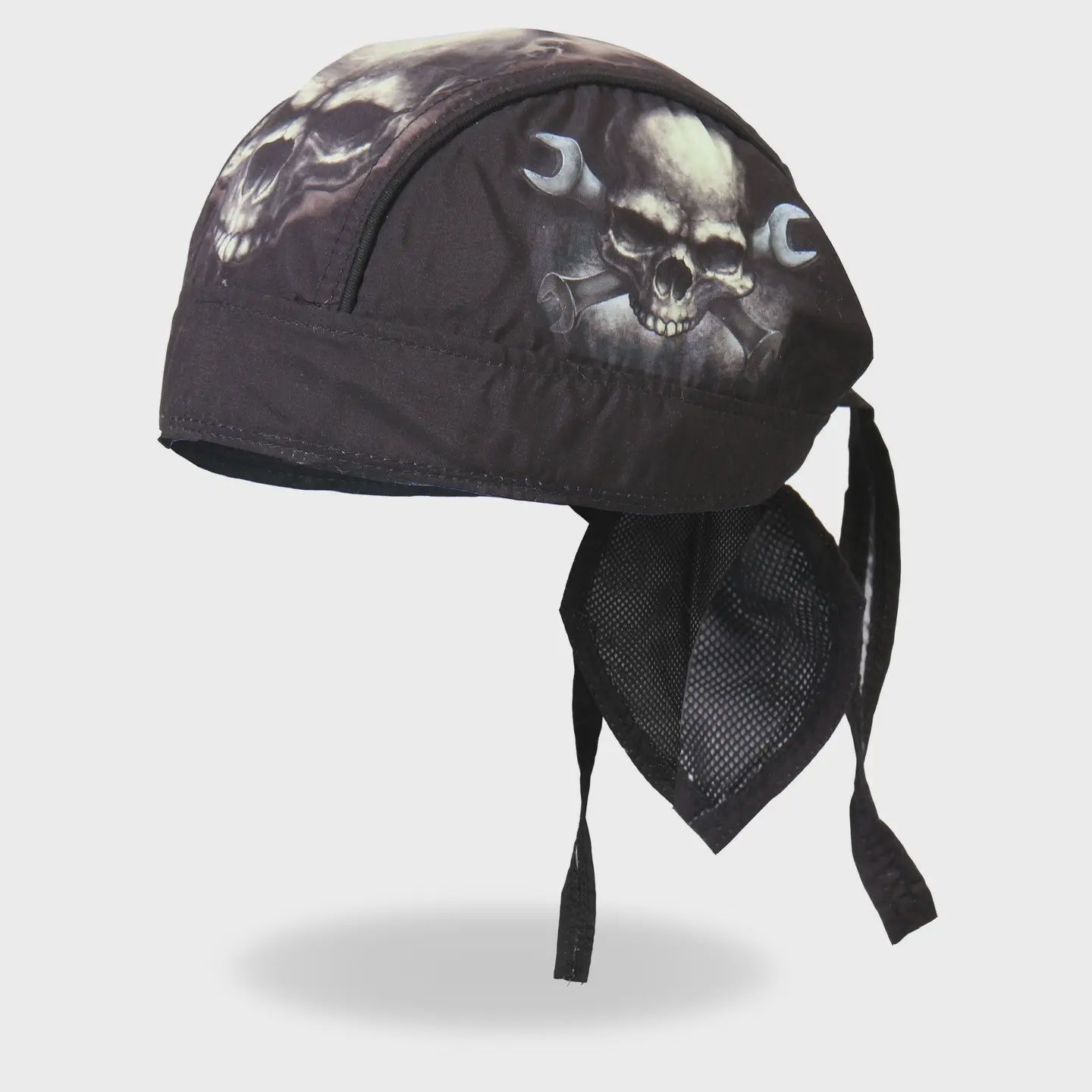 Hot Leathers Skull and Wrench Bones Lightweight Headwrap