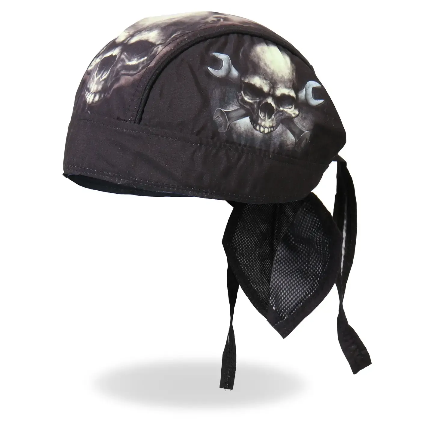 Hot Leathers Skull and Wrench Bones Lightweight Headwrap