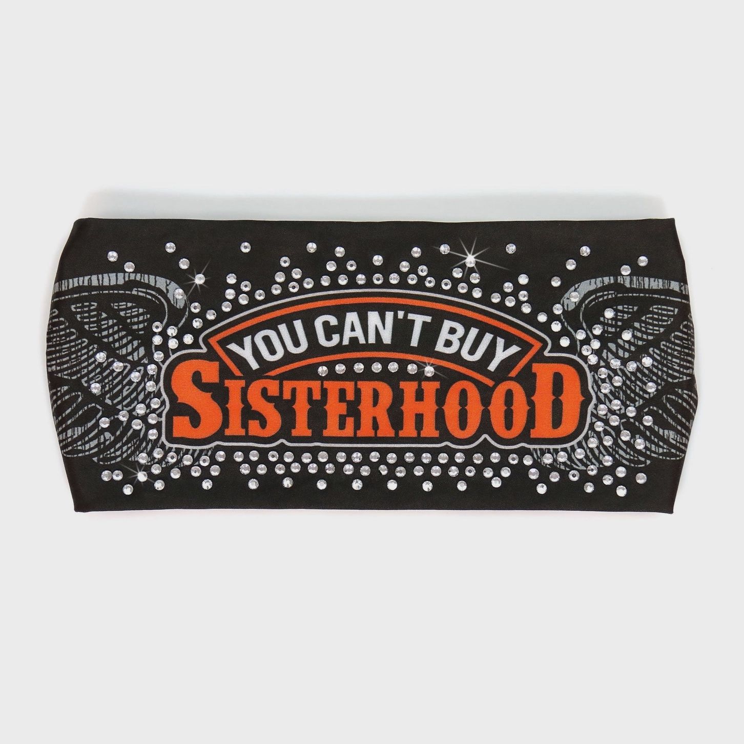 Hot Leathers Bling Bands Sisterhood Rhinestone Crystal Headband Wraps