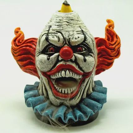 Clown Back Flow Incense Burner
