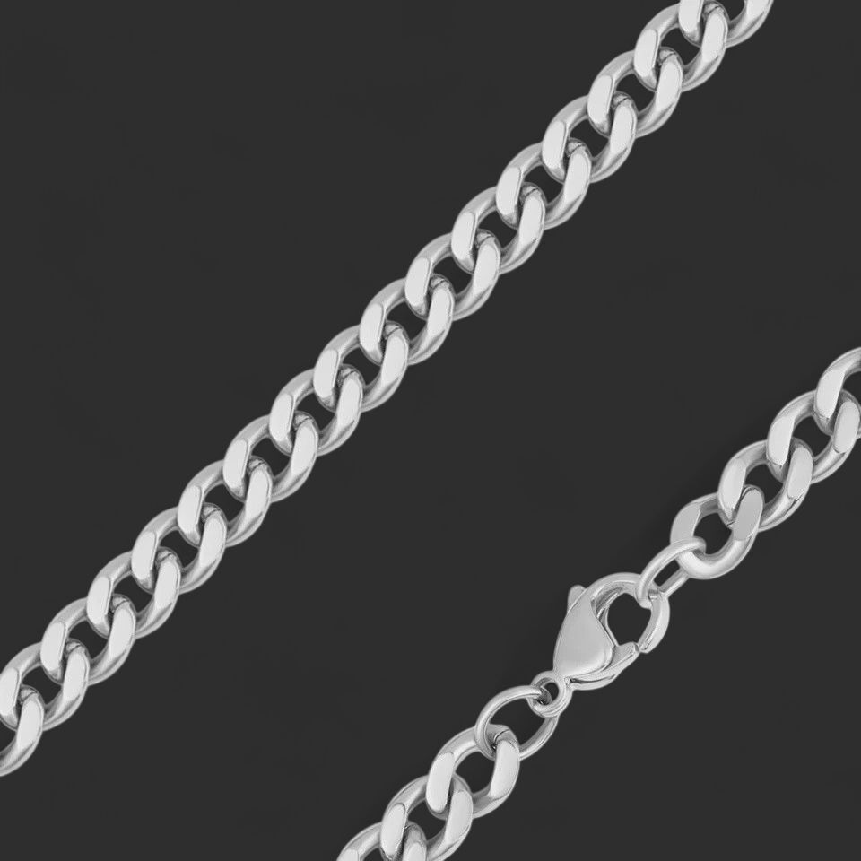 24" 1.4mm 316L Stainless Steel Curb Chain