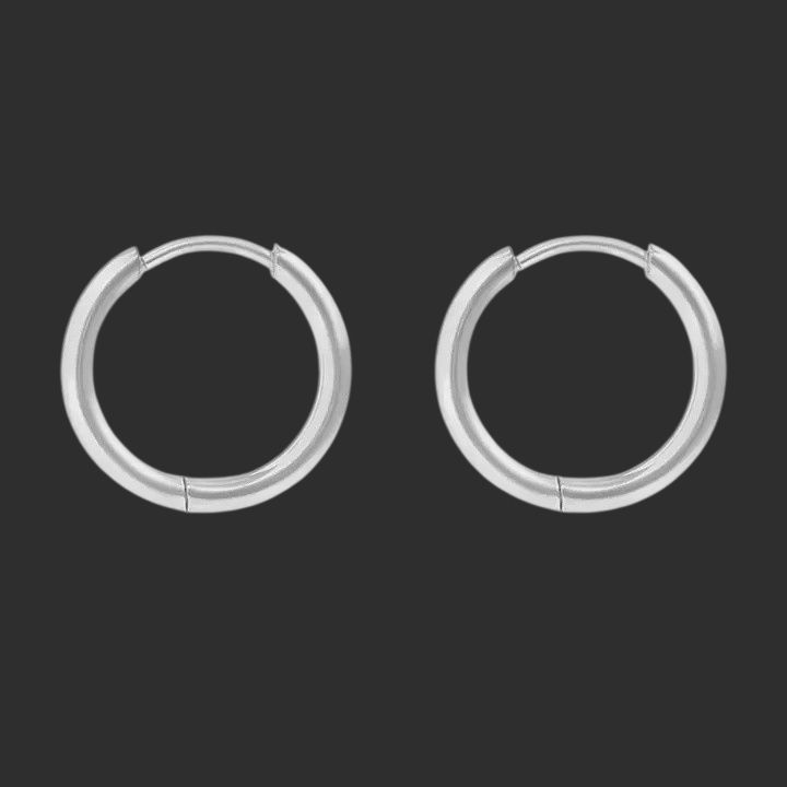 16mm SS Classic Huggie Hoop Earrings