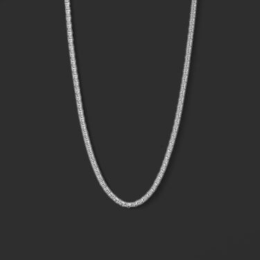 26" 316L Stainless Steel Rounded Box Chain