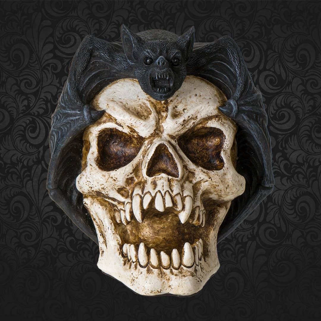Bat and Skull Head