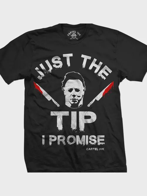 Horror Tip Mens Graphic Print Tee 3X