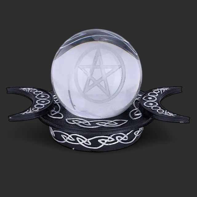 Celtic Pentagram with Orb Crystal Ball