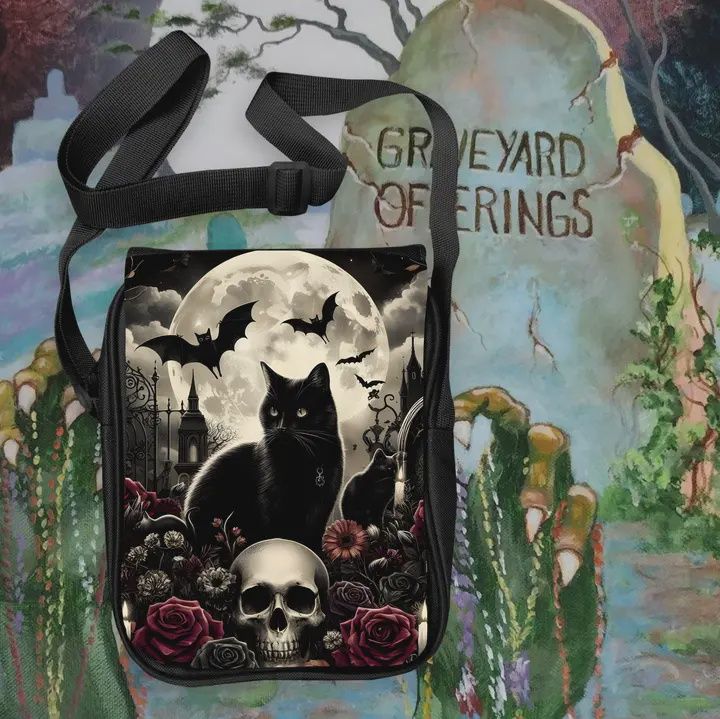 Black Cat Crossbody