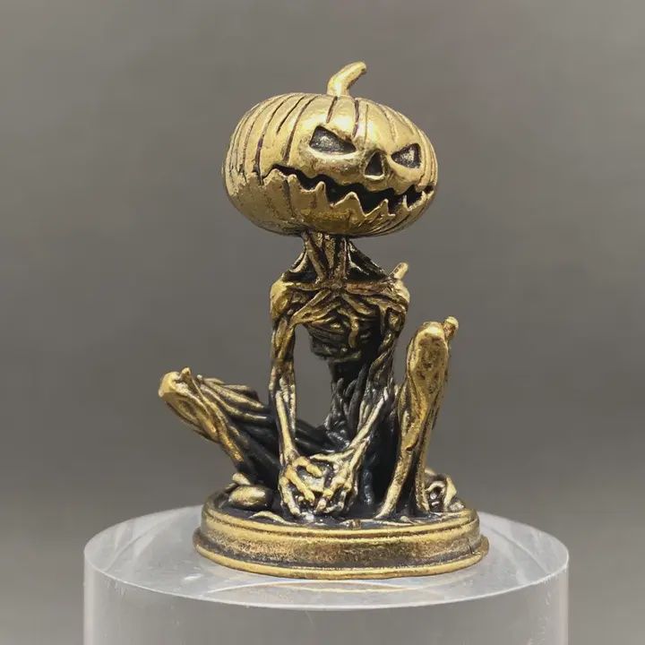 Brass Pumpkin Ghost Crafts Decoration Desktop Ornaments