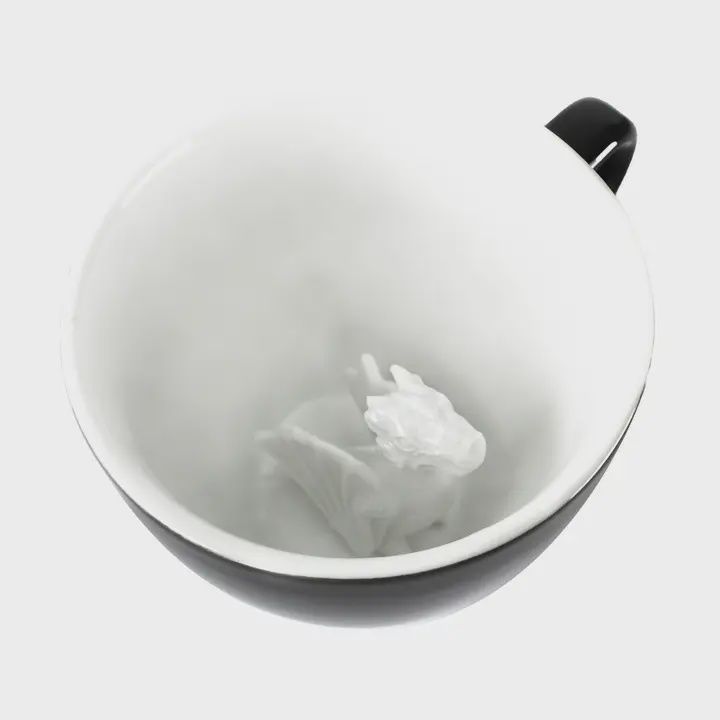 Dragon | Ceramic Surprise Mug Gift (11 oz. Black)