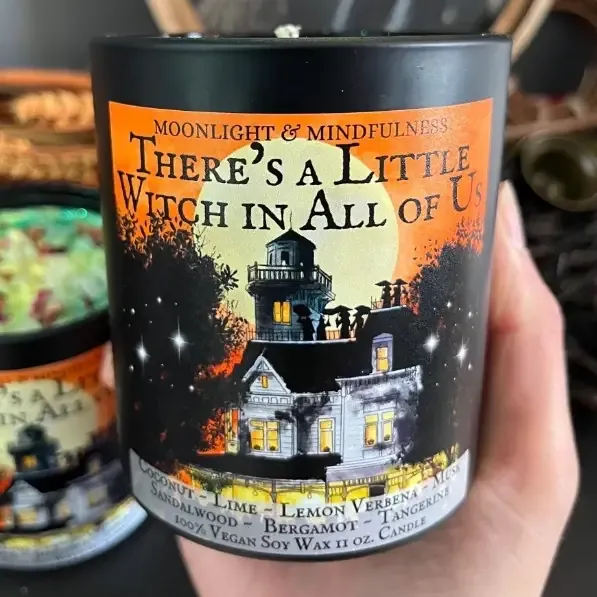 Practical Magic Soy Wax Crystal Candle, Hand-Poured