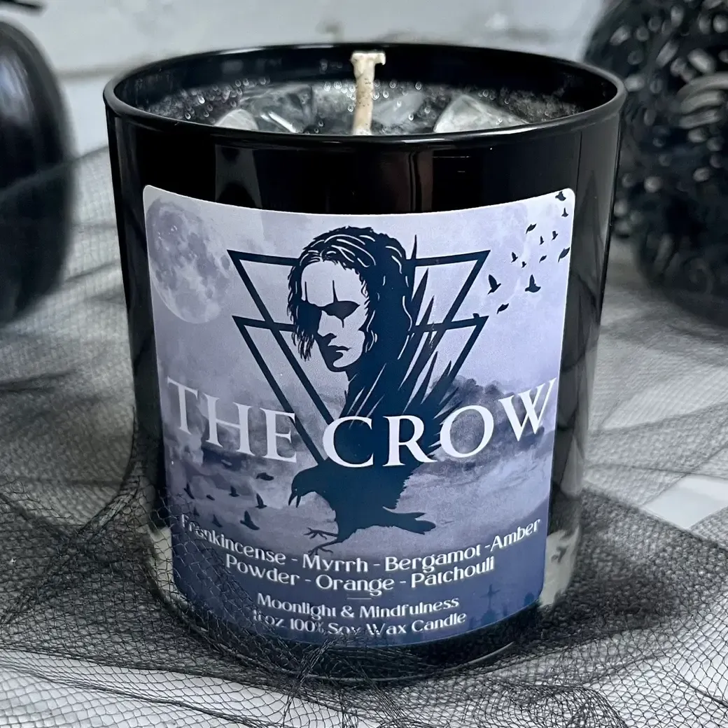 The Crow Movie 100% Soy Wax Crystal Candle