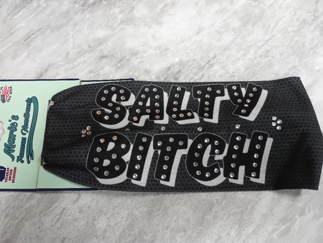 Sparkle Salty Bitch Headband