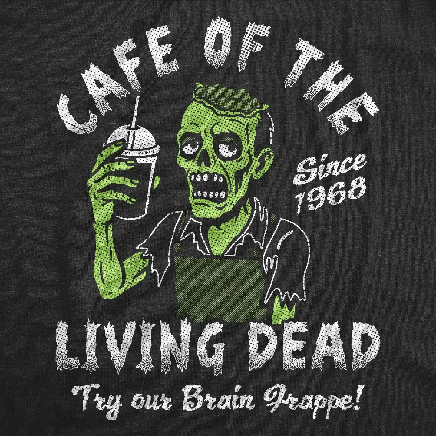 Cafe of the Living Dead Men's T Shirt Medium