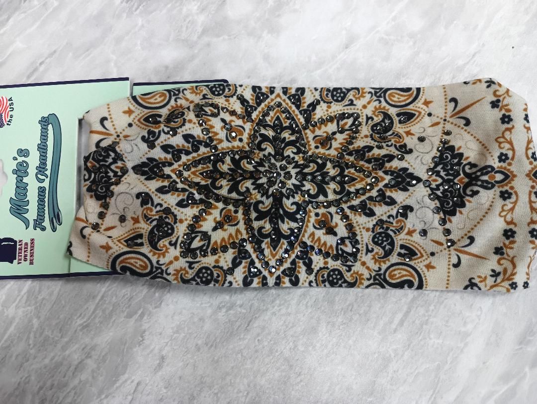 Sparkle Cream Headband