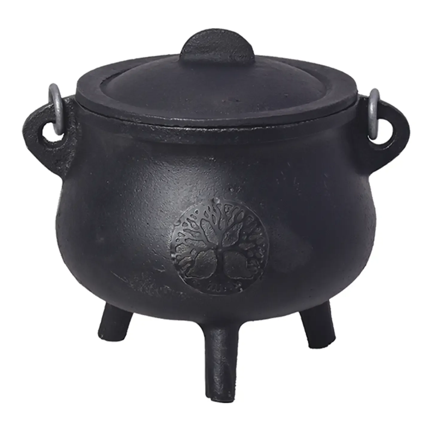 Cast Iron Cauldron - Tree of Life (6 in.)