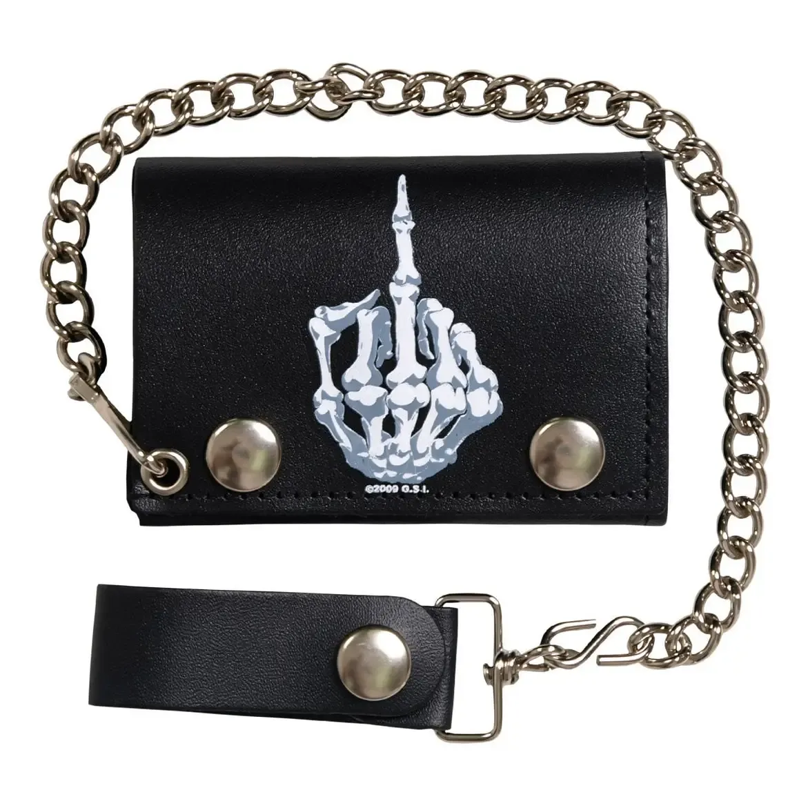 Skeleton Finger Trifold Wallet