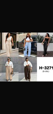 Solid Wide Pants