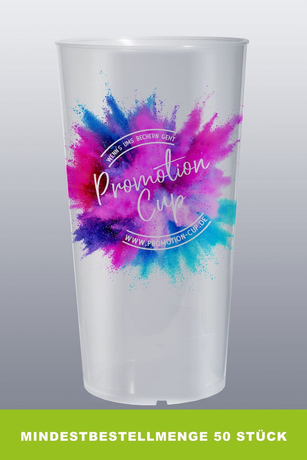 Mehrwegbecher 0,5l- Digital 70mm Mehrwegbecher 0,5l- Digital 70mm