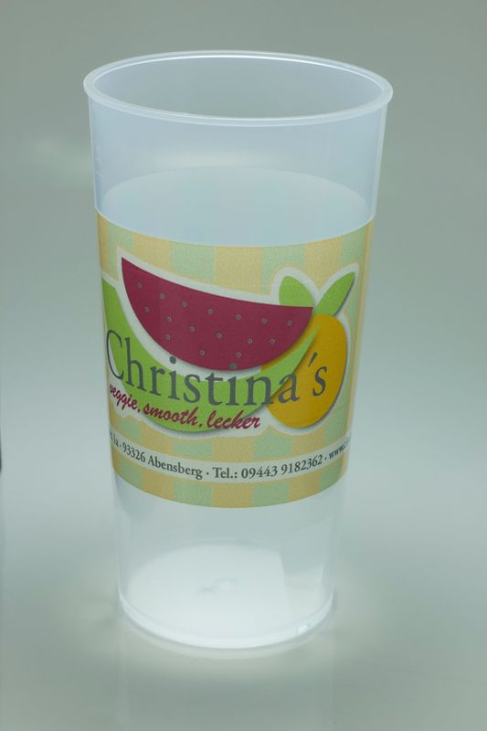 Mehrwegbecher 0,25l- Digital bis 70mm Höhe Mehrwegbecher 0,25l- Digital bis 70mm Höhe