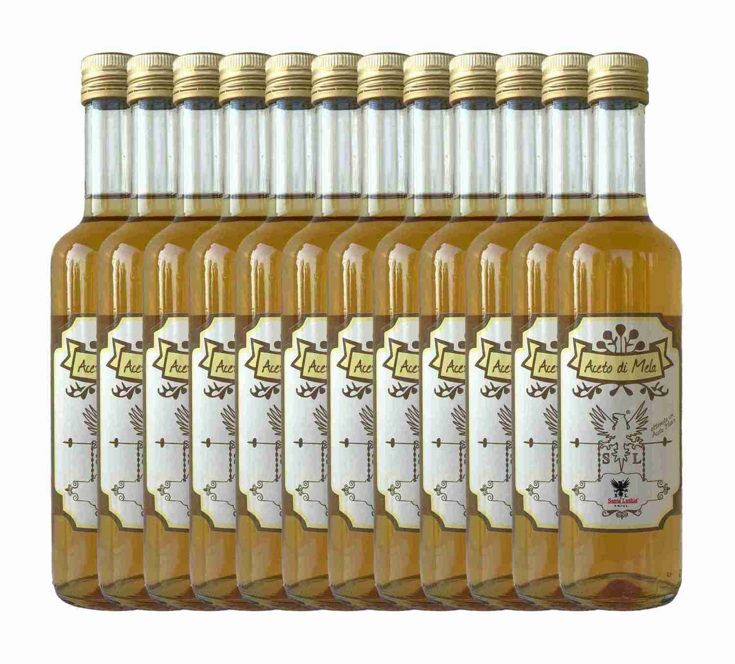 ​Madrura 100% Italian Apple (Cider) Vinegar, mL 500x12 Bottles (fl oz 16,9x12 Bottles)