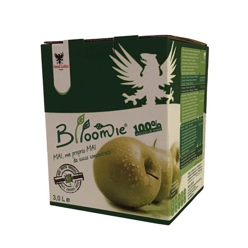 ​Blloomie® 100% Italian Apple Juice, mL 3000x2 Boxes (fl oz 101,44x2 Boxes)
