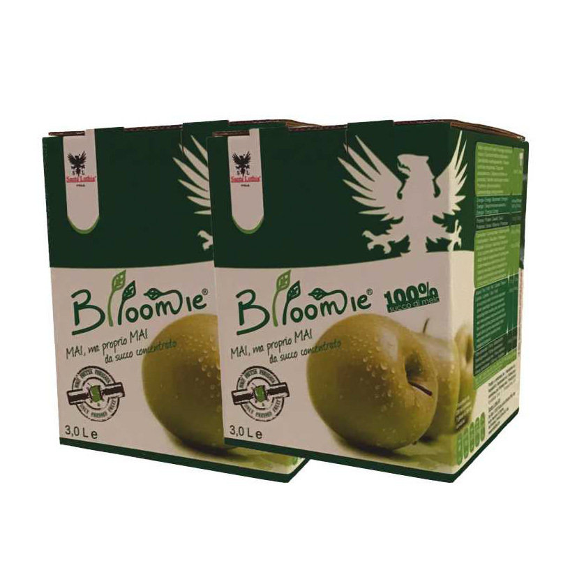 ​Blloomie® 100% Italian Apple Juice, mL 3000x2 Boxes (fl oz 101,44x2 Boxes)