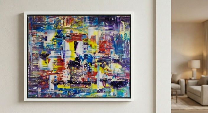 Abstraktes Bild Kunstdruck 100 x 120 cm - Limitierte Auflage Abstraktes Bild Kunstdruck 100 x 120 cm - Limitierte Auflage