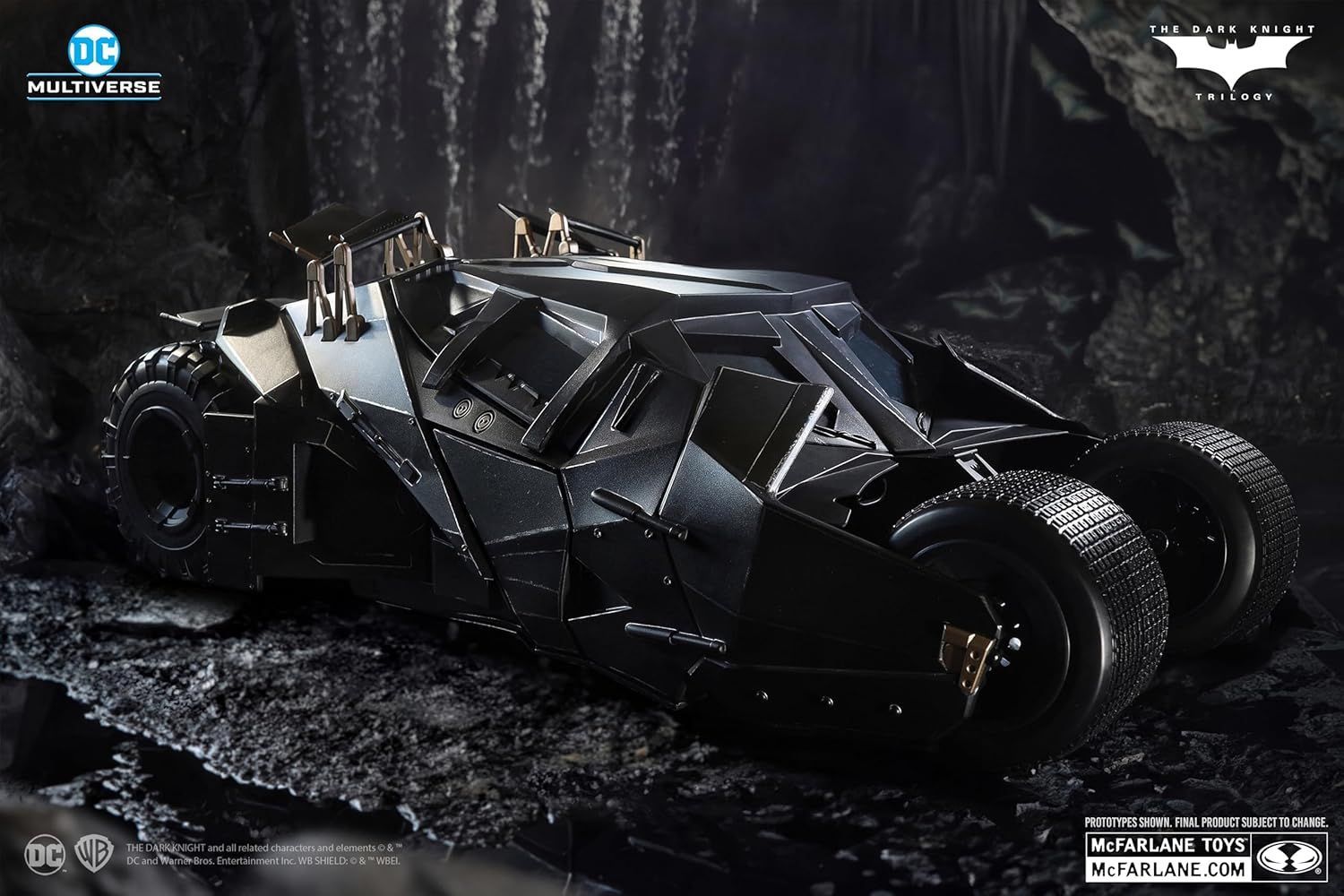 DC Multiverse Lucius Fox & Tumbler (The Dark Knight) McFarlane Toys