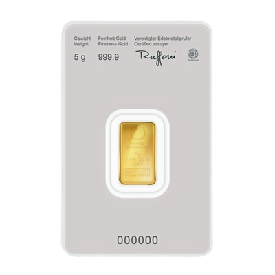 5гр Austrian Mint златна плочка
