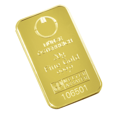 20гр Austrian Mint златна плочка