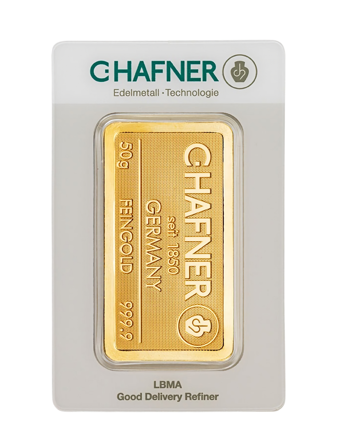 50гр C.HAFNER златна плочка
