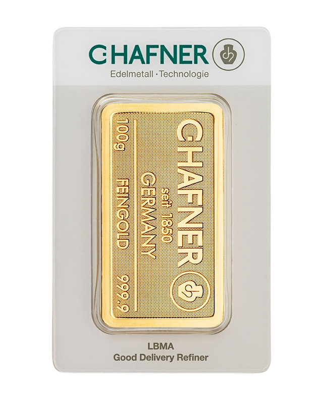 100гр C.HAFNER златна плoчка