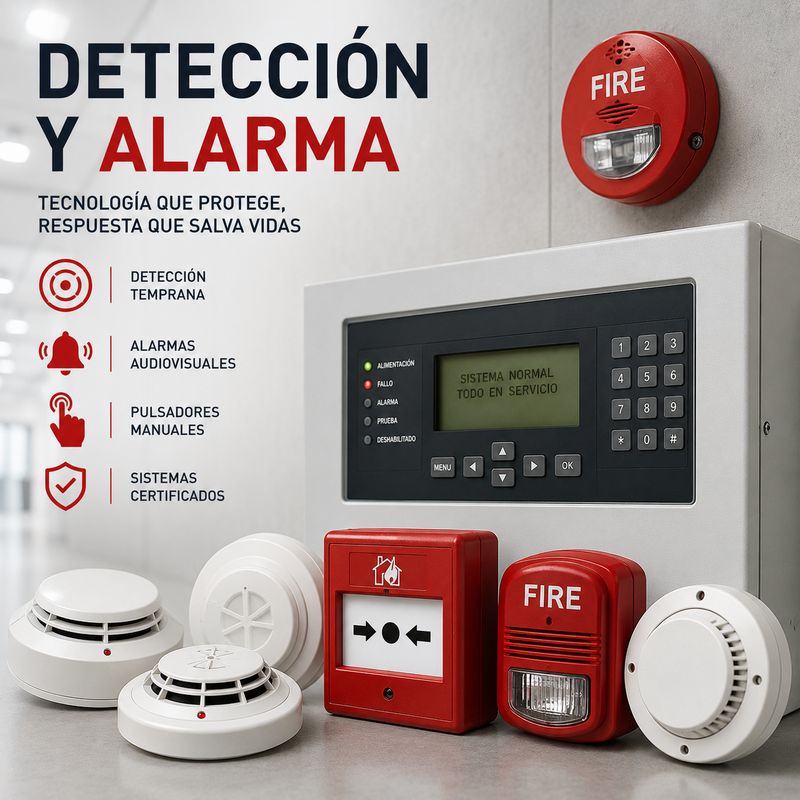 Detección y alarma