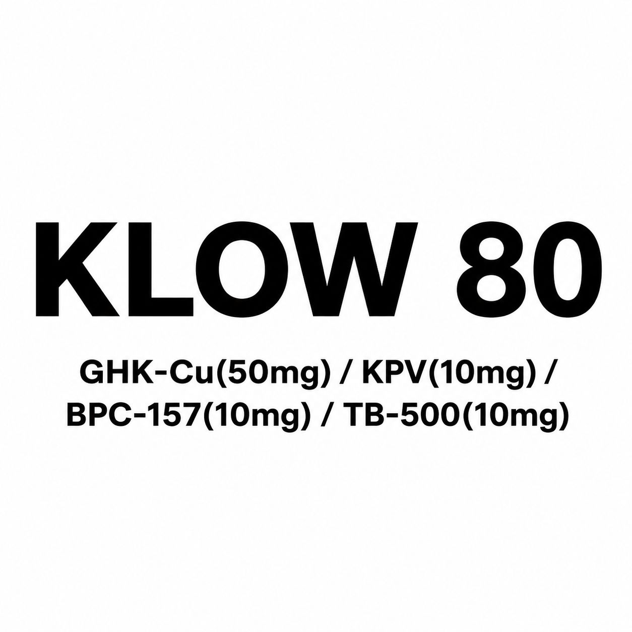 KLOW 80mg