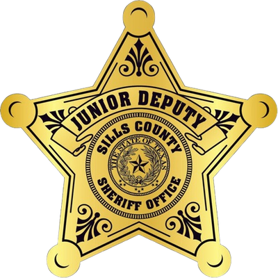 Sheriff Foil Sticker Badges