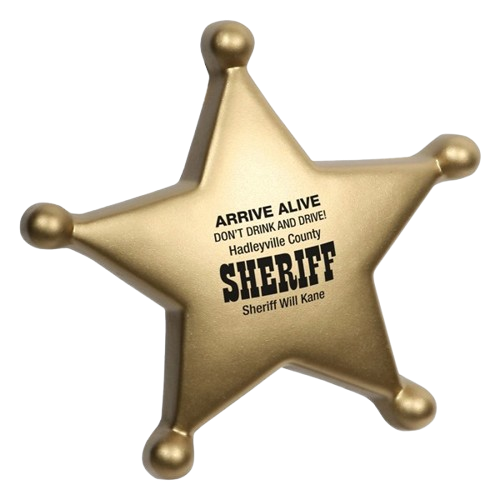 Sheriff Badge Stress Reliever