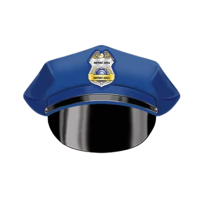 Paper Police Officer Hats